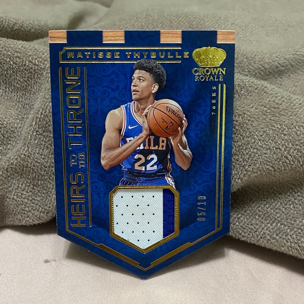 2019 Panini Crown Royale Matisse Thybulle Patch /10!!!